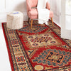 Hand Knotted Kazak Rug 2' 8 x 4' 2 (ft) - No. B35135