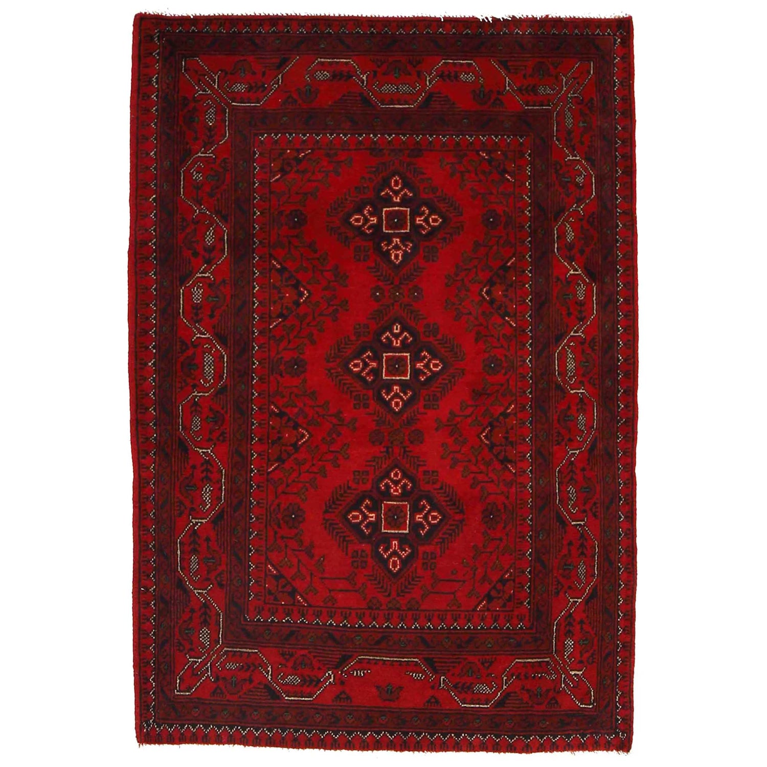 Handmade Khal Mohammadi Rug 3' 3" x 4' 9" (ft) - No. B35145