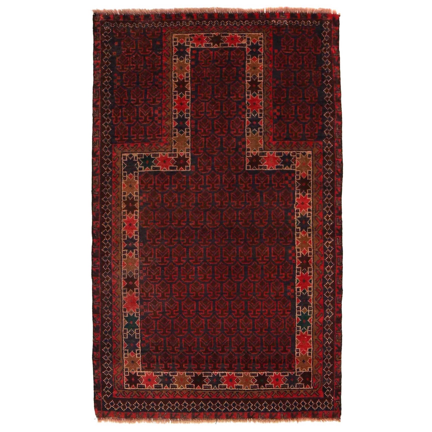 Prayer Mat 2' 9" x 4' 7" (ft) - No. B35439