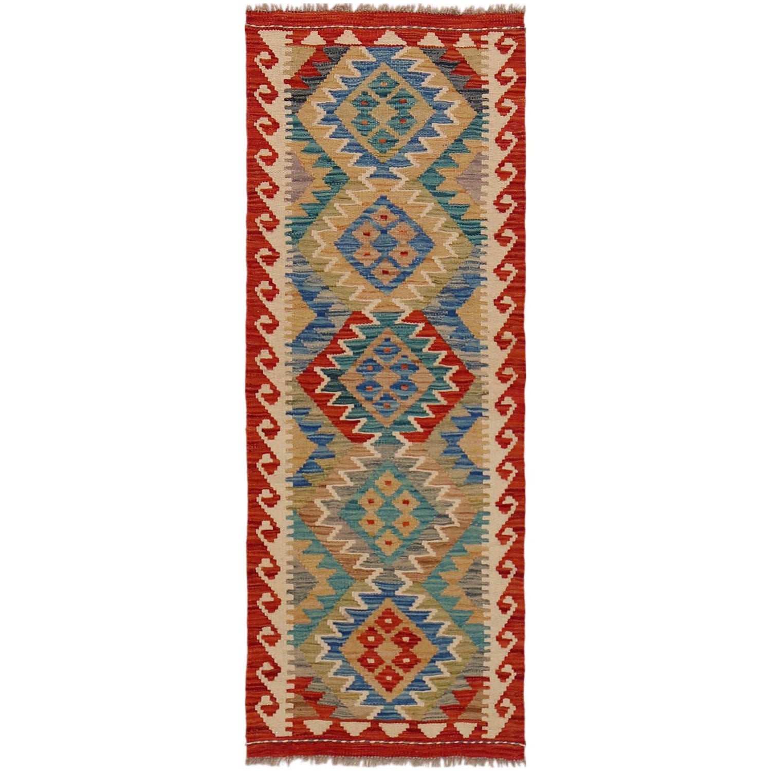 Vegetable Kelim Runner 1' 10" x 4' 11" (ft)- No. B35868