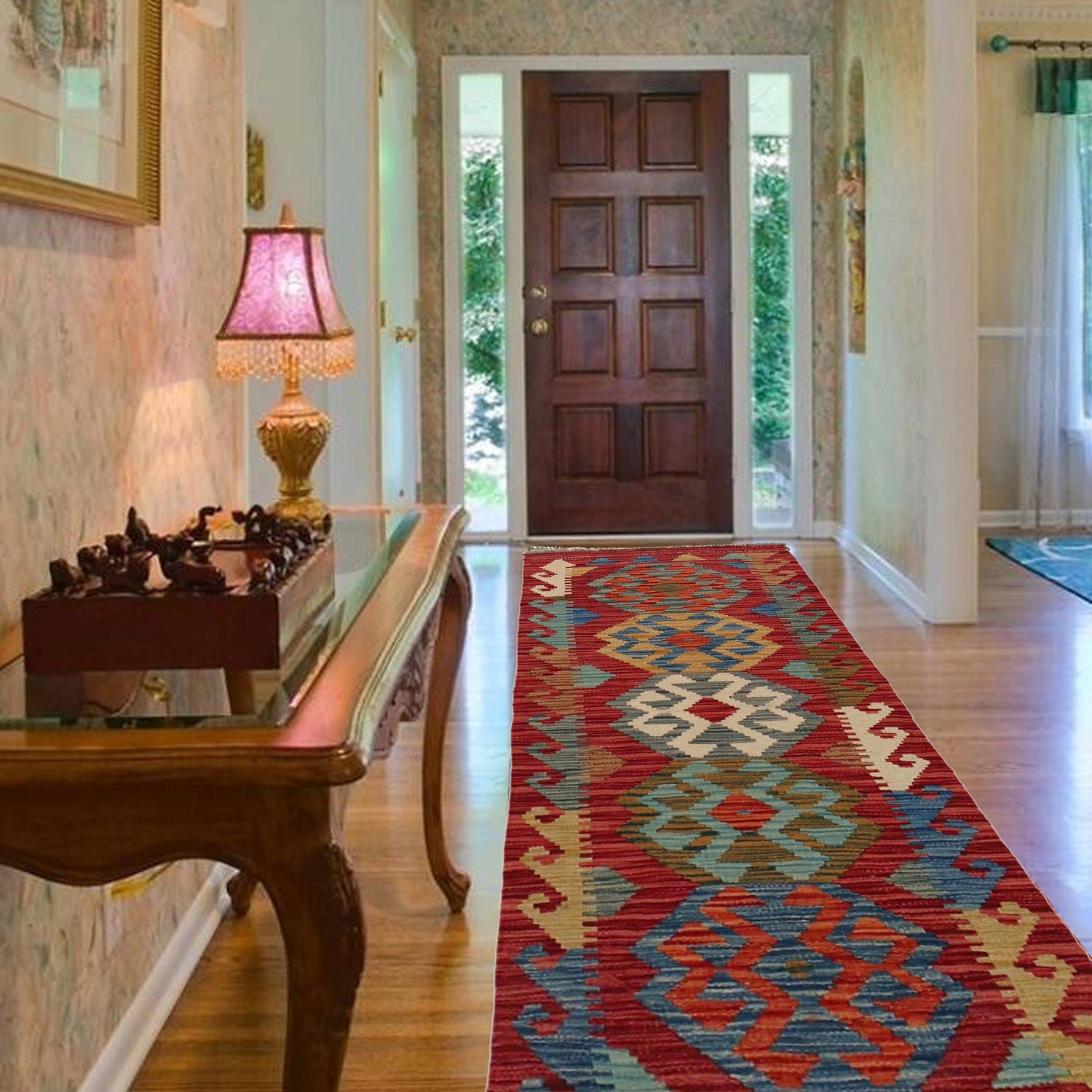 Vegetable Kilim Runner 1' 10" x 4' 11" (ft)- No. B35871