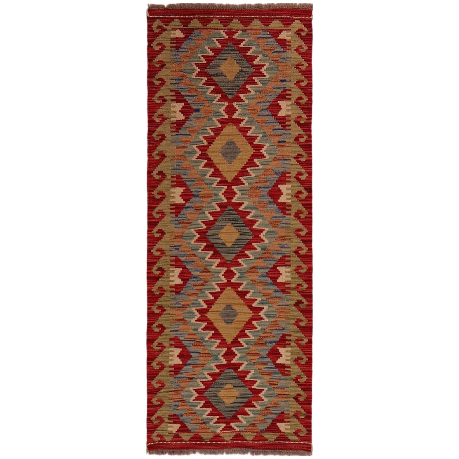 Vegetable Kilim Runner 1' 10" x 5' 0" (ft)- No. B35873