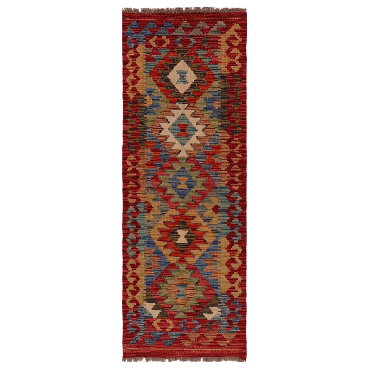 Vegetable Kilim Runner 1' 9" x 5' 1" (ft)- No. B35875