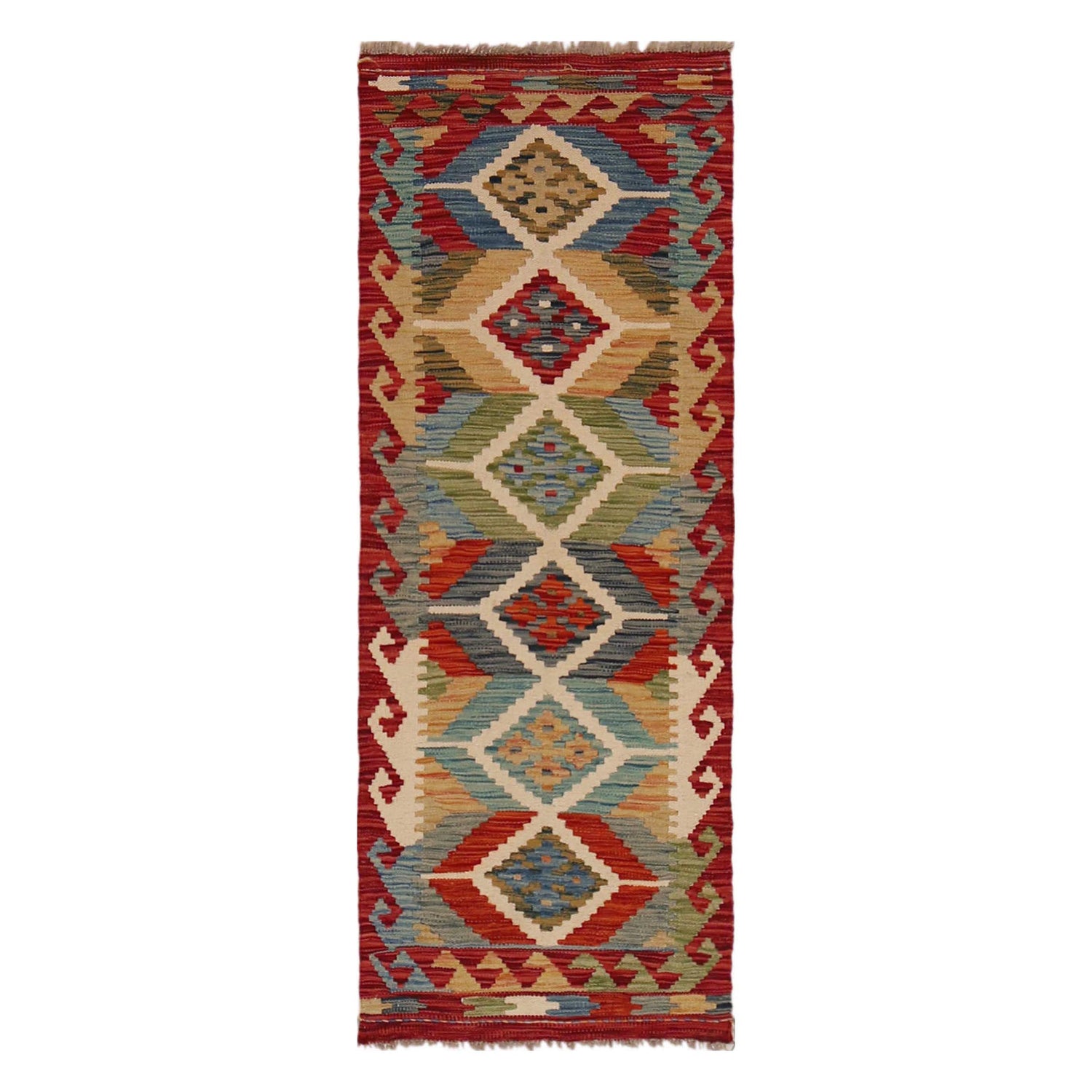 Vegetable Kilim Runner 1' 10" x 4' 11" (ft)- No. B35877