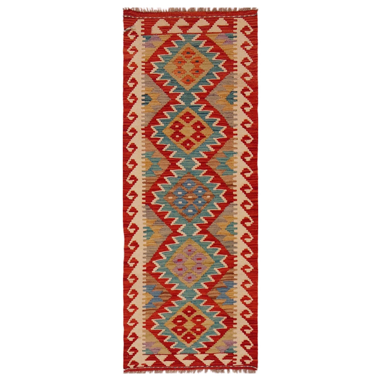 Vegetable Kilim Runner 1' 10" x 4' 11" (ft)- No. B35879