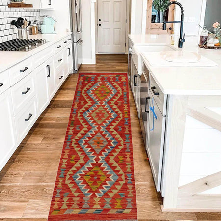 Vegetable Kilim Runner 1' 10" x 5' 2" (ft)- No. B35883