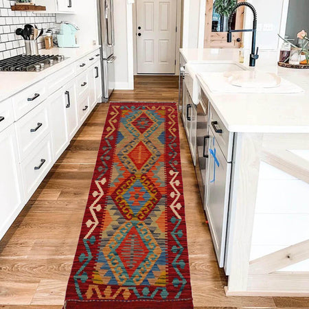 Vegetable Kilim Runner 1' 11" x 4' 11" (ft)- No. B35921