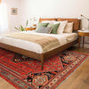 Persian Shirazi Design Rug 6' 10" x 9' 8" (ft) - No. B36514