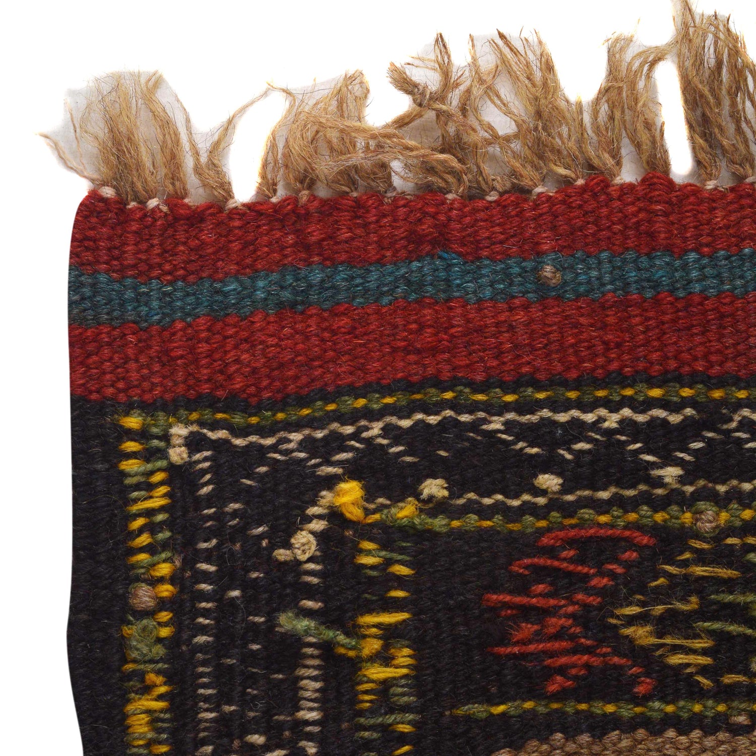 Hand Knotted Table Sheet Dhurrie 2' 1" x 2' 11" (ft) - No. B36528