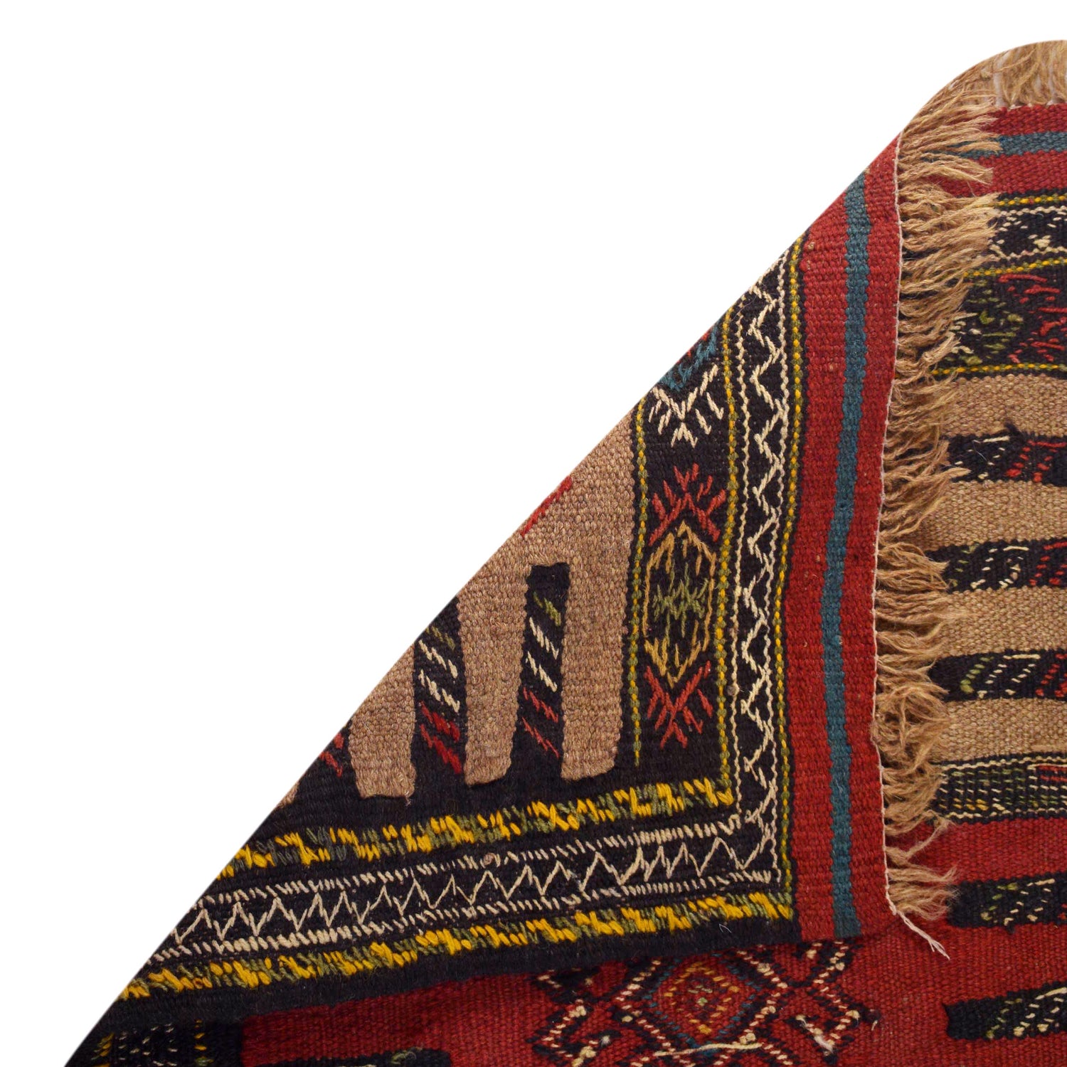 Hand Knotted Table Sheet Dhurrie 2' 1" x 2' 11" (ft) - No. B36528