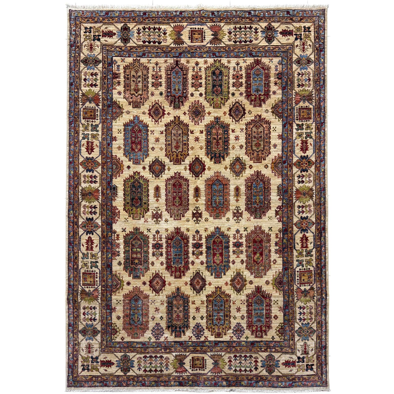 Authentic Waziri Rug 6' 8" x 9' 5" (ft) - No. B39603