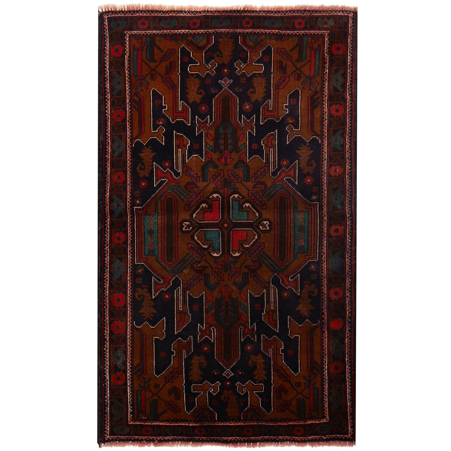 Baluchi Rug 2' 8 x 4' 6 (ft) - No. G16054