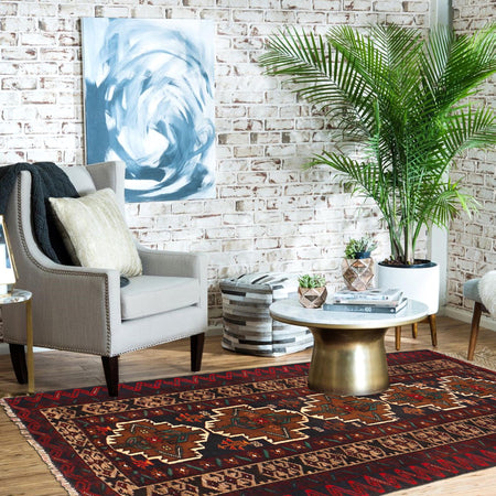 Tribal Baloch Rug 2' 9" x 4' 10" (ft) - G19040