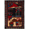 Handmade Village Design Rug 3' 2" x 4' 9" (ft)- No. G22015