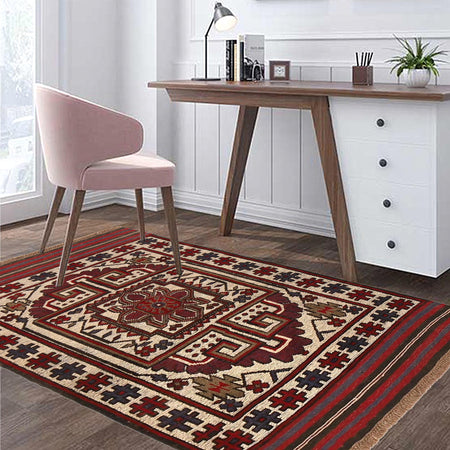 Handmade Flat Weave Kilim 2' 11" x 4' 7" (ft) - No. G22211