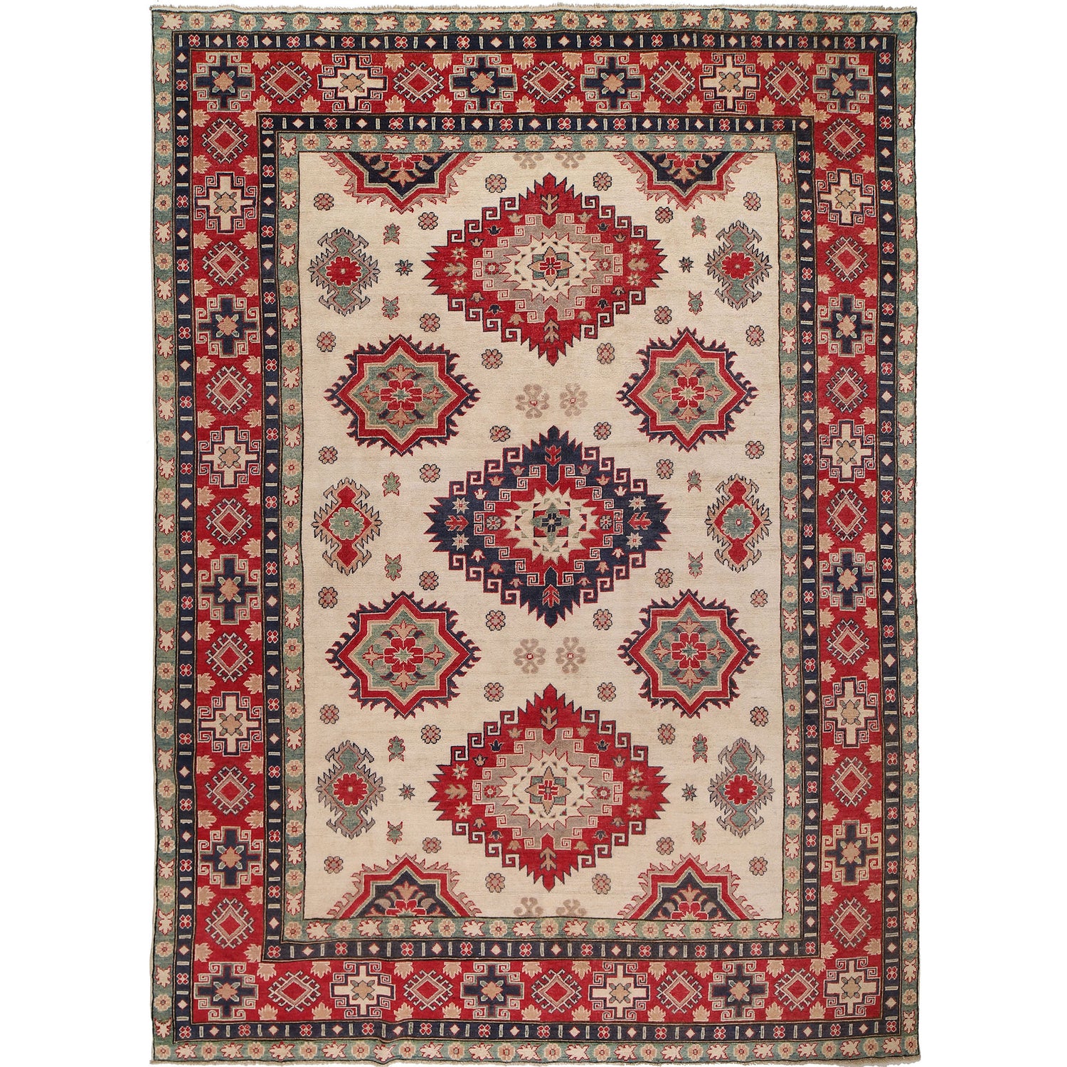 Hand Knotted Kazak Rug 8' 4 x 12' 2 (ft) - No. G22642