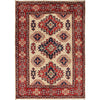 Hand Knotted Kazak Rug 3' 4 x 4' 8 (ft) - No. G22655