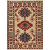 Ivory Color Kazak Rug 2' 8 x 3' 7 (ft) - No. G22677