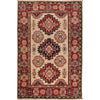 Ivory Kazak Rug 2' 7 x 4' 1 (ft) - No. G22680