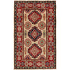 Ivory Color Kazak Rug 2' 5 x 4' 1 (ft) - No. G22697