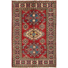 Red Color Kazak Rug 2' 6 x 4' 0 (ft) - No. G22705