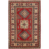 Red Kazak Rug 3' 4 x 5' 0 (ft) - No. G22708