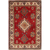 Red Color Kazak Rug 3' 3 x 4' 9 (ft) - No. G22733