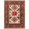 Hand Knotted Kazak Rug 3' 2 x 4' 4 (ft) - No. G22798