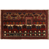 Handmade Pictorial Rug 2' 9" x 4' 6" (ft)- No. G22883