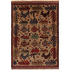 Handmade War Rug 3' 1 x 4' 5 (ft) - No. G22886