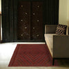 Red Mashwani Rug 4' 7 x 6' 0 (ft) - No. G22915