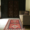 Oriental Kazak Rug 3' 3 x 4' 8 (ft) - No. G22983