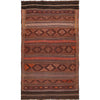 Bedroom Flatweave Kilim 4' 4" x 7' 9" (ft) - No. G23643