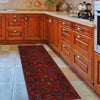 Red Color Khal Mohammadi Runner 2' 7 x 6' 4 (ft) - No. G23654