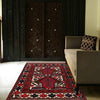 Hand Knotted Barjista Kilim Rug 4' 4 x 6' 0 (ft) - No. G23677