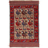 Hand Knotted Birds Pictorial Carpet 3' 11" x 6' 2" (ft)- No. G23686