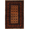 Handmade Baluchi Rug 4' 1 x 6' 4 (ft) - No. G23713