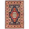 Hand Knotted Kazak Rug 3' 2 x 4' 8 (ft) - No. G24126