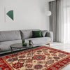 Hand Knotted Kazak Rug 4' 9 x 6' 4 (ft) - No. G24127