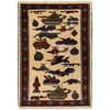 Hand Knotted War Rug 2' 7 x 4' 0 (ft) - No. G24139