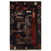 Handmade War Rug 2' 0 x 2' 9 (ft) - No. G24145