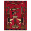 Hand Knotted War Rug 2' 0 x 2' 7 (ft) - No. G24165