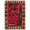 Handmade War Rug 1' 9 x 2' 9 (ft) - No. G24256