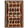 Hand Knotted War Rug 2' 0 x 2' 8 (ft) - No. G24261