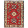 Red Color Kazak Rug 4' 9 x 6' 4 (ft) - No. G24289