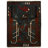 Hand Knotted War Rug 2' 0 x 2' 6 (ft) - No. G24398