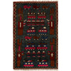 Handmade War Rug 1' 9 x 2' 7 (ft) - No. G24403