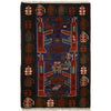 Handmade War Rug 1' 9 x 2' 8 (ft) - No. G24406