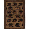 Handmade War Rug 6' 4 x 8' 7 (ft) - No. G24854