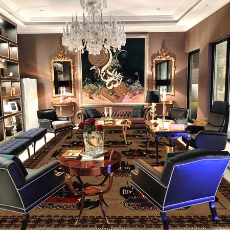 Handmade War Rug 6' 4 x 8' 7 (ft) - No. G24854